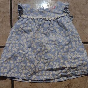 Blue Floral Kids Top
